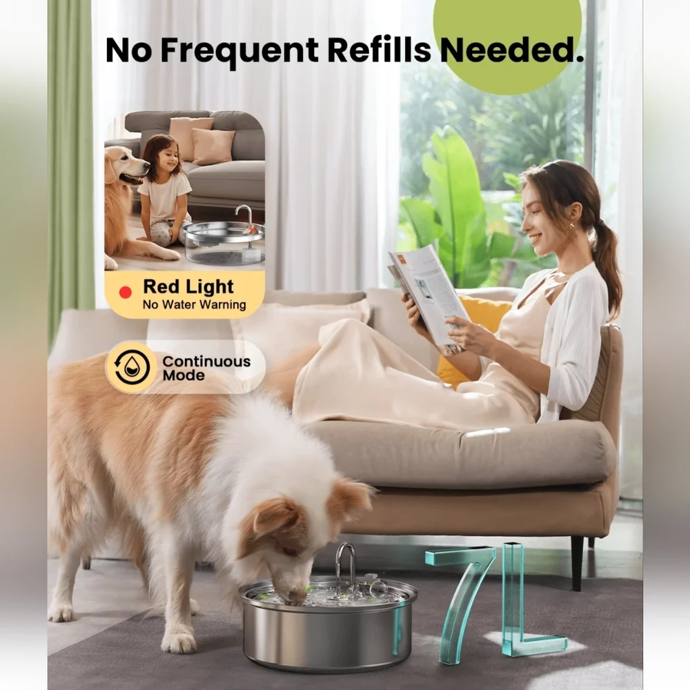 Oneisall Dog Water Fount..